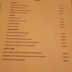 Kisesti Budapest - Étlap/itallap