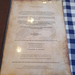 Kiskőrössy Halászcsárda Szeged - Étlap/itallap