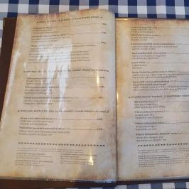 Kiskőrössy Halászcsárda Szeged - Étlap/itallap
