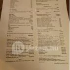 KisPrésház Budapest - Étlap/itallap