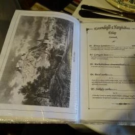 Kisvendéglő a Hargitához Békéscsaba - Étlap/itallap