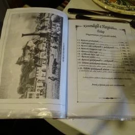 Kisvendéglő a Hargitához Békéscsaba - Étlap/itallap