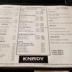 KNRDY - American Steakhouse & Bar Budapest - Étlap/itallap