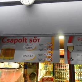 Kő Büfé, Budapest - Étlap/itallap