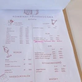 Kombinát Főzdekocsma Törökszentmiklós - Egyéb