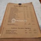 Kővirág Étterem Köveskál - Étlap/itallap