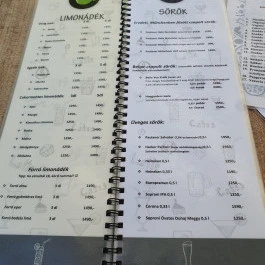 Központ Café & Bistro, Mosonmagyaróvár - Étlap/itallap