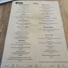 Központ Café & Bistro, Mosonmagyaróvár - Étlap/itallap
