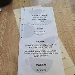 Központ Café & Bistro, Mosonmagyaróvár - Étlap/itallap