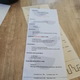 Központ Café & Bistro, Mosonmagyaróvár - Étlap/itallap