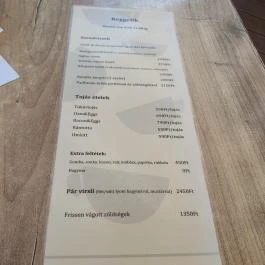 Központ Café & Bistro, Mosonmagyaróvár - Étlap/itallap