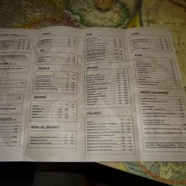 Krak'n Town Budapest - Étlap/itallap