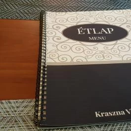 Kraszna Vigadó Étterem Kocsord - Étlap/itallap
