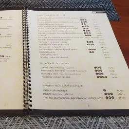 Kraszna Vigadó Étterem Kocsord - Étlap/itallap