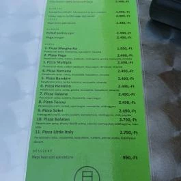 Kredenc Borbisztró Balatonfüred - Étlap/itallap