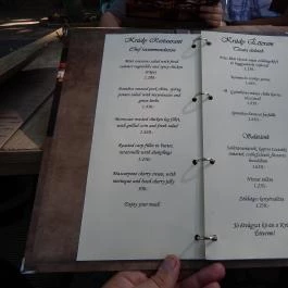 Krúdy Étterem (Villa Hotel), Debrecen - Étlap/itallap