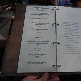 Krúdy Étterem (Villa Hotel), Debrecen - Étlap/itallap