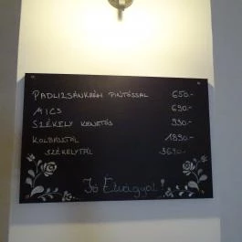 Küküllő Székely Kocsma, Budapest - Étlap/itallap