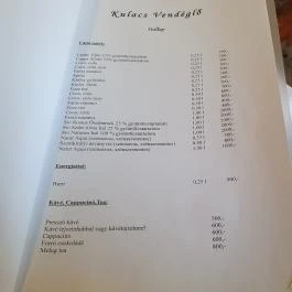 Kulacs Vendéglő Kiskunfélegyháza - Egyéb