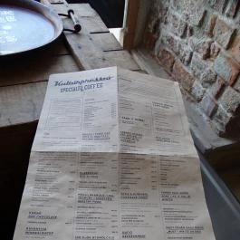 Kultúrpresszó Sopron - Étlap/itallap