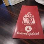 La Mimosa Budapest - Étlap/itallap