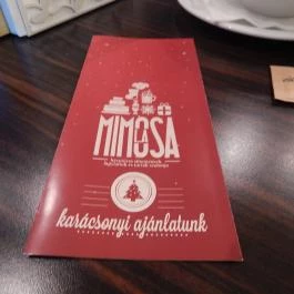 La Mimosa Budapest - Étlap/itallap