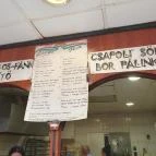 Lángos Centrum - Lehel Csarnok Budapest - Étlap/itallap