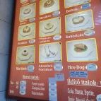 Lángos Centrum - Lehel Csarnok Budapest - Étlap/itallap