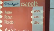 Lángos Centrum - Lehel Csarnok Budapest - Étlap/itallap