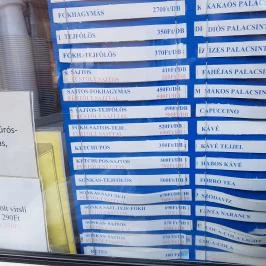 Lángos-Palacsinta Büfé - Gyöngyösi Piac Gyöngyös - Étlap/itallap