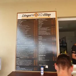 Lángos World, Balatonmáriafürdő - Étlap/itallap
