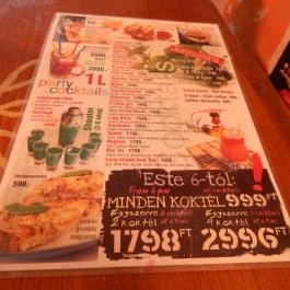 Laza Cafe & Bar - WestEnd City Center, Budapest - Étlap/itallap