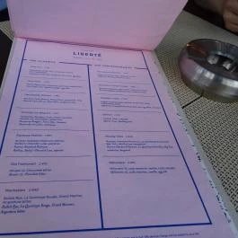 Liberté Grand -Restaurant, Budapest - Étlap/itallap
