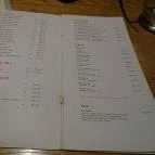 Liebling Budapest - Étlap/itallap