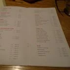 Liebling Budapest - Étlap/itallap