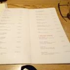 Liebling Budapest - Étlap/itallap