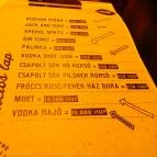 Liter Bar Budapest - Étlap/itallap