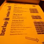 Liter Bar Budapest - Étlap/itallap