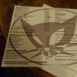 Macska, Budapest - Étlap/itallap