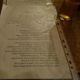 Macskakő Kávézó Budapest - Étlap/itallap