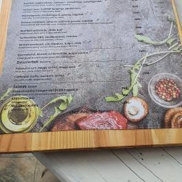 Major Csárda, Gyál - Étlap/itallap