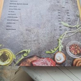 Major Csárda, Gyál - Étlap/itallap