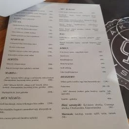 Mákos Guba Bistro, Budapest - Étlap/itallap
