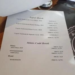Mákos Guba Bistro, Budapest - Étlap/itallap
