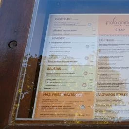 Mala Garden Étterem Siófok - Étlap/itallap