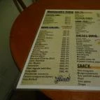 Maláta Patika - Budafoki út Budapest - Étlap/itallap