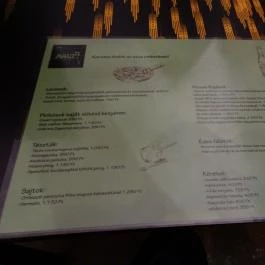 MALTeR Sörétterem Budapest - Étlap/itallap