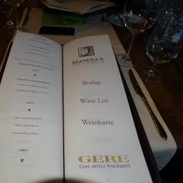 Mandula Étterem & Borbár Villány - Étlap/itallap