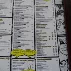 Manga Cowboy Budapest - Étlap/itallap