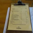 Márga Bisztró Csopak - Étlap/itallap